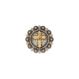 Conchos Ronds Aux Baies Avec Motif Central - Vue alternative