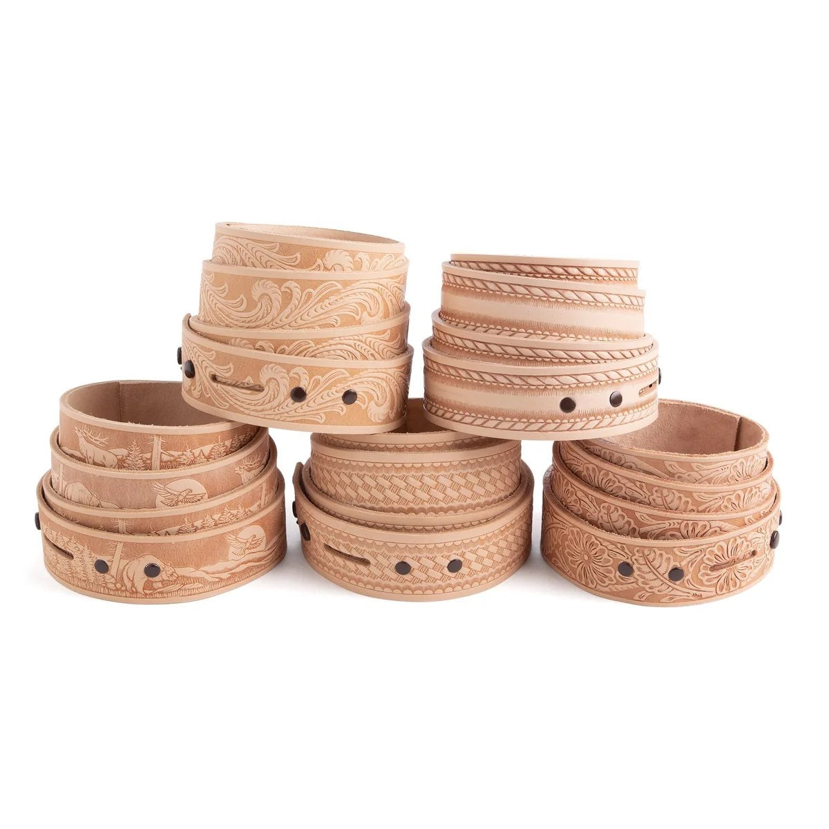 Courroie Florale En Relief Vierge 1-1/2" (38 Mm) - Vue alternative