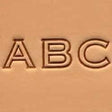 Craftool® Ensemble D'Alphabets En Bloc De 13 Mm (1/2") - Fourniture maroquinerie cuir
