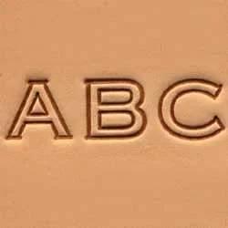 Craftool® Ensemble D'Alphabets En Bloc De 13 Mm (1/2") - Fourniture maroquinerie cuir