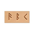 Craftool® Ensemble D'Alphabets Runiques Et Celtiques De 19 Mm (3/4") - Fourniture maroquinerie cuir