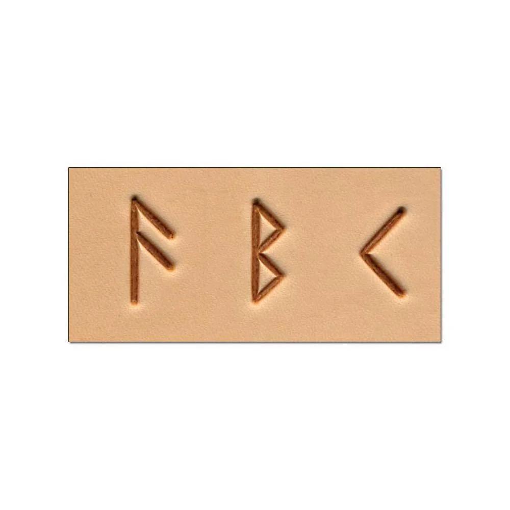 Craftool® Ensemble D'Alphabets Runiques Et Celtiques De 19 Mm (3/4") - Fourniture maroquinerie cuir