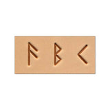 Craftool® Ensemble D'Alphabets Runiques Et Celtiques De 19 Mm (3/4") - Fourniture maroquinerie cuir