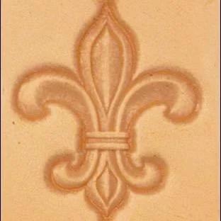Craftool® Matoir 3-D Fleur-De-Lis - Fourniture maroquinerie cuir