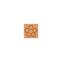 Craftool® Mini Matoir 2D Fleur Sauvage - Fourniture maroquinerie cuir