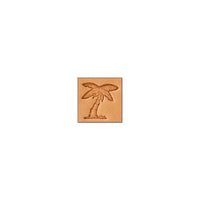 Craftool® Mini Matoir 2D Palmier - Fourniture maroquinerie cuir