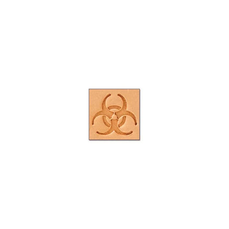 Craftool® Mini Matoir 2D Risque Biologique - Fourniture maroquinerie cuir