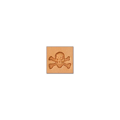 Craftool® Mini Matoir 3D Crâne X Os - Fourniture maroquinerie cuir