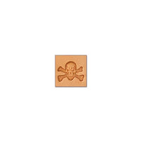 Craftool® Mini Matoir 3D Crâne X Os - Fourniture maroquinerie cuir