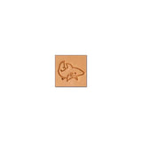 Craftool® Mini Matoir En 2D Requin - Fourniture maroquinerie cuir