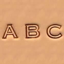 Craftool® Série De Matoirs Alphabétiques 6 Mm (1/4") À Face Ouverte - Fourniture maroquinerie cuir