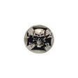 Cycle Du Bouclier Crânien Concho 1-1/8" X 1-1/8" - Fourniture maroquinerie cuir