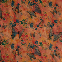 Peau De Mouton À Imprimé Floral