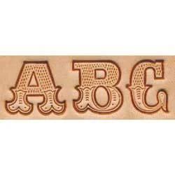 Ensemble D'Alphabets Artistiques En Cuir Craftool® 3/4" (19 Mm) - Vue principale
