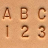 Ensemble D'Alphabets Et De Chiffres Craftool® 1/4" (6 Mm) - Fourniture maroquinerie cuir