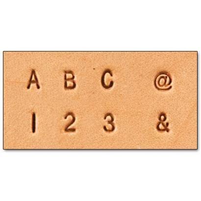 Ensemble D'Alphabets Et De Chiffres Craftool® 1/8" (3 Mm) - Fourniture maroquinerie cuir