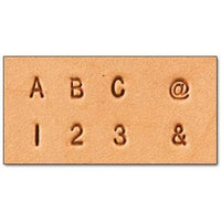 Ensemble D'Alphabets Et De Chiffres Craftool® 1/8