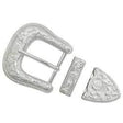 Ensemble De Boucles De Corde Et De Fleurs Argentées 1-1/2" (38 Mm) - Fourniture maroquinerie cuir