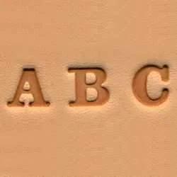 Ensemble De Matoirs Faciles À Faire Alphabet 6 Mm (1/4") - Fourniture maroquinerie cuir