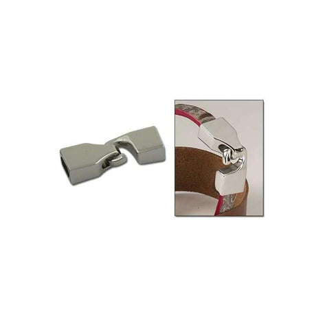 Fermoir À Crochet Pour Bracelet Plaque Sans Nickel - Fourniture maroquinerie cuir