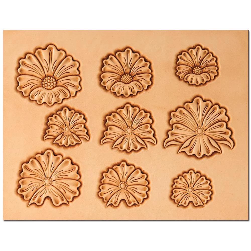 Fleurs #2 Craftaid® - Fourniture maroquinerie cuir