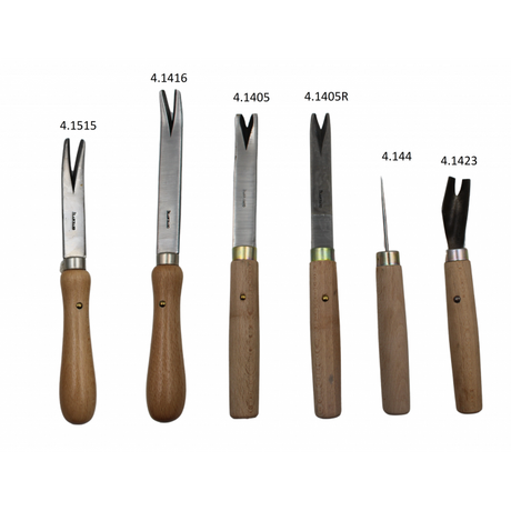 Fourchette à ébavurer grand modèle - Fourniture maroquinerie cuir