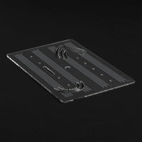 Gabarit acrylique d'extrémité de courroie - Détail produit