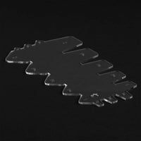 Gabarit acrylique d'extrémité de courroie conique - Détail produit