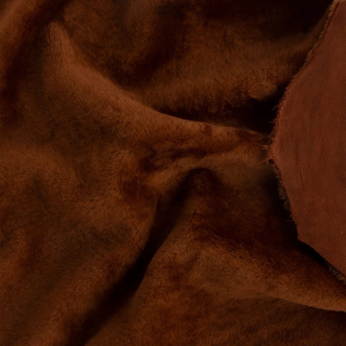 Hair-On Shearling Whisky Cognac - Détail produit