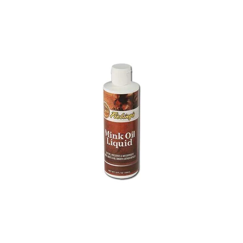 Huile De Vison Liquide De FIEBING 8 Oz - Fourniture maroquinerie cuir