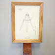 Illustration compas - Fourniture maroquinerie cuir