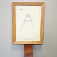 Illustration compas - Fourniture maroquinerie cuir