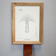 Illustration - couteau 1/2 lune - Fourniture maroquinerie cuir