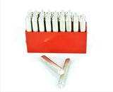 Jeu de lettres à frapper 3/4/5/6 mm - Fourniture maroquinerie cuir