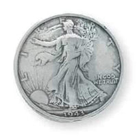 Liberty Half-Dollar Concho 1-3/16