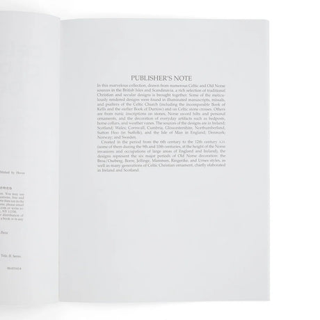 Livre de dessins celtiques et vieux norrois - Détail produit