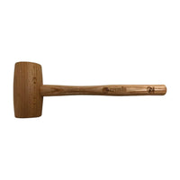Maillet de tapissier bois 50 mm forme tonneau - Fourniture maroquinerie cuir