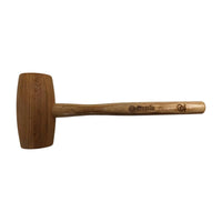 Maillet de tapissier bois 60 mm forme tonneau - Fourniture maroquinerie cuir