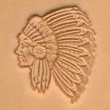 Matoir 3-D Du Chef Indien Craftool - Fourniture maroquinerie cuir
