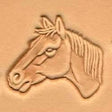 Matoir 3D Sur La Tête De Cheval (Gauche) - Fourniture maroquinerie cuir