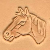 Matoir 3D Sur La Tête De Cheval (Gauche) - Fourniture maroquinerie cuir