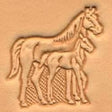 Matoir Craftool® 3-D Mare & Colt - Fourniture maroquinerie cuir
