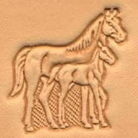 Matoir Craftool® 3-D Mare & Colt - Fourniture maroquinerie cuir