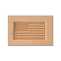 Matoir Craftool® 3D Drapeau Américain - Fourniture maroquinerie cuir