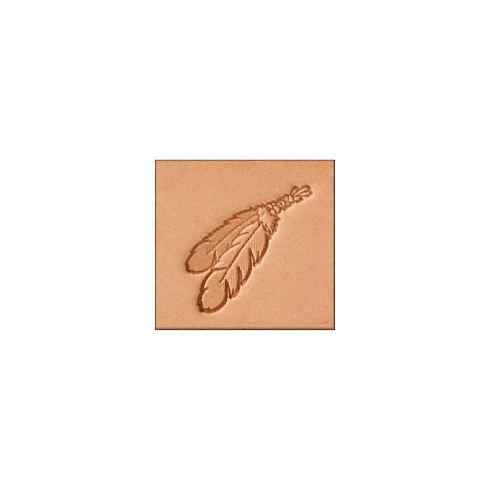 Matoir Craftool® À Deux Plumes En 3-D - Fourniture maroquinerie cuir