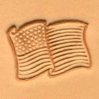Matoir Drapeau Usa Craftool®  3D - Fourniture maroquinerie cuir