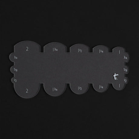 Modèle acrylique d’extrémité de ceinture arrondie - Vue principale