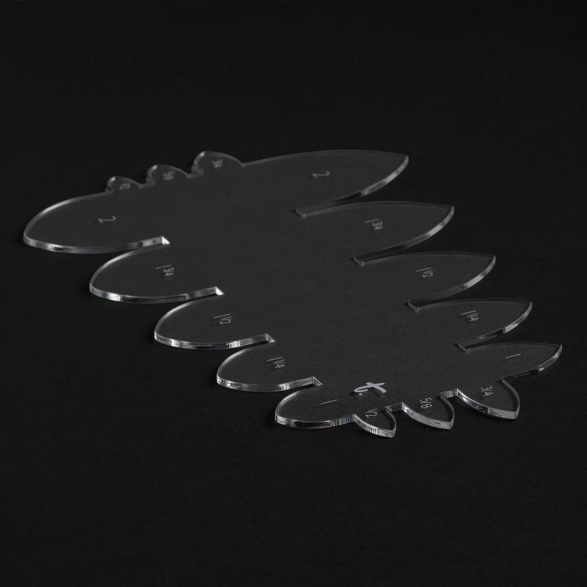 Modèle acrylique d’extrémité de ceinture pointue - Détail produit