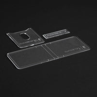 Modèle acrylique de pince à billets Dillon - Zoom détaillé