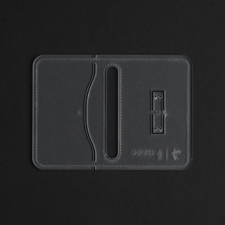 Modèle acrylique pour pochette à monnaie Oxford - Vue principale